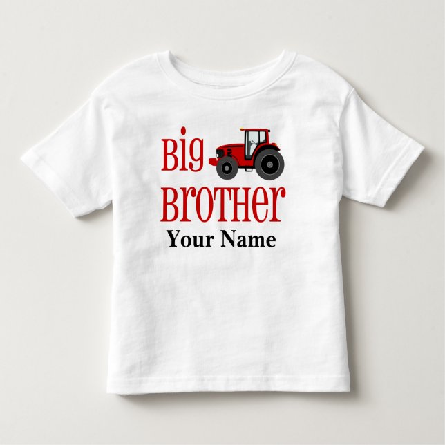 Big Brother Traktor, Personalisierter T - Shirt (Vorderseite)