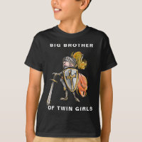 *~* BIG BROTHER Twin Girls Boys T - Shirt Ritter