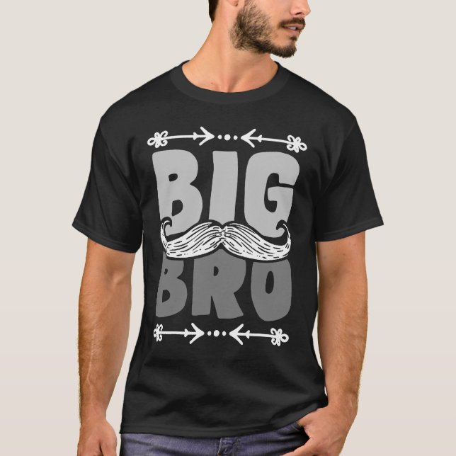 Big Brother und Brother Partnerlook Big Bro T-Shirt (Vorderseite)
