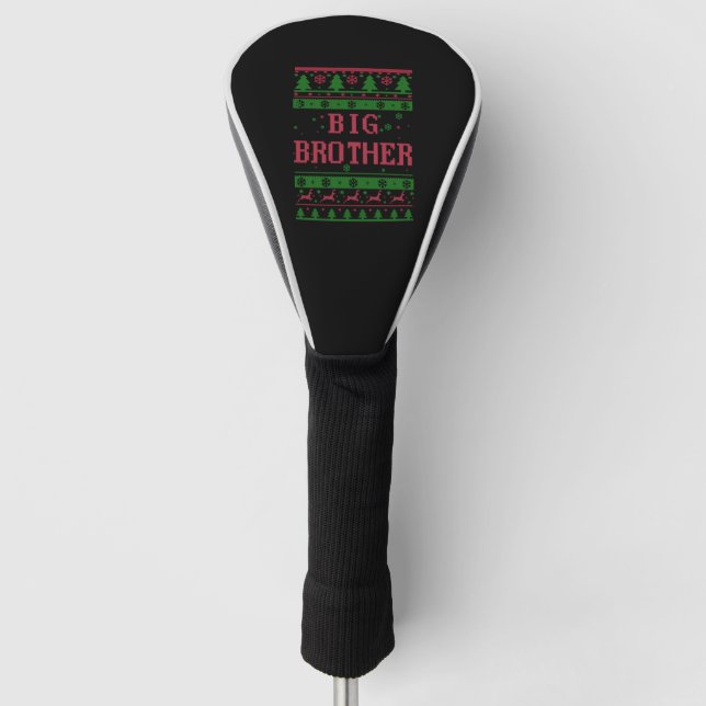 Big Brother Weihnachten Golf Headcover (Vorderseite)