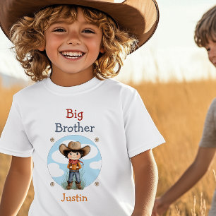 Big Brother Western Cowboy Personalisierter T - Sh T-Shirt