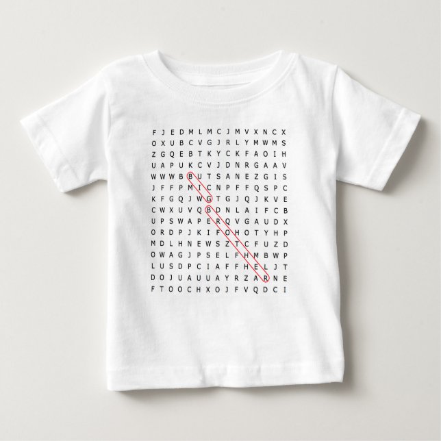Big Brother Word Search Kid's T - Shirt (Vorderseite)