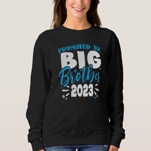 Big Brothers 2023 Kids Boys Toddler Pregnancy Anno Sweatshirt (Vorderseite)