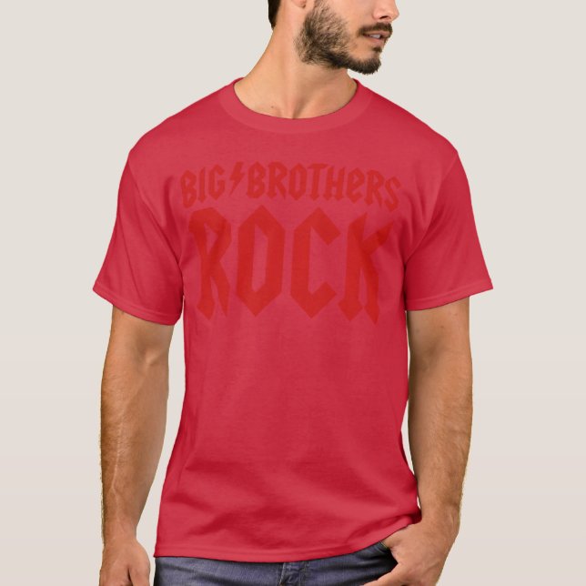 Big Brothers Rock little brother sister Bro Sis fr T-Shirt (Vorderseite)