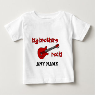 Big Brothers Rock mit Gitarre Baby T-shirt