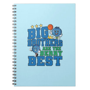 Big Brothers sind die Berry Best - Blueberry Pub Notizblock