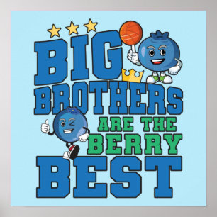Big Brothers sind die Berry Best - Blueberry Pub Poster
