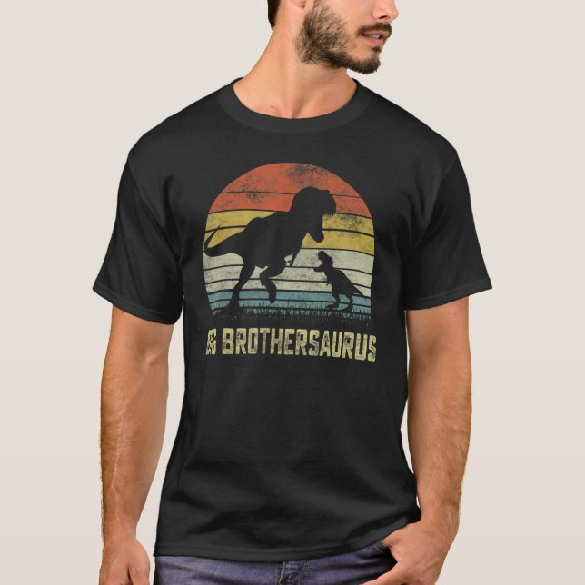 Big Brothersaurus Rex Dinosaur Big Brother Saurus T-Shirt (Vorderseite)
