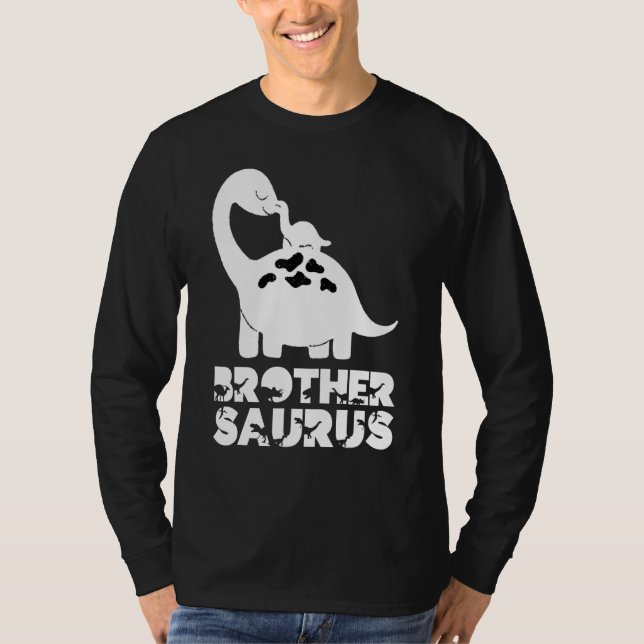 Big Brothersaurus Rex Little Brother Saurus Bro Di T-Shirt (Vorderseite)