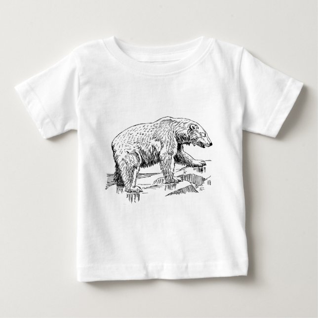 Big Brown Bear Baby T-shirt (Vorderseite)