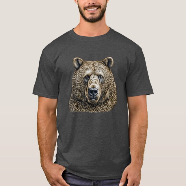 Big Brown Bear T-Shirt (Vorderseite)