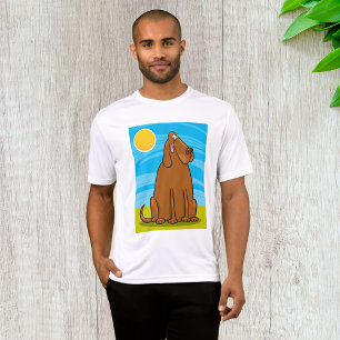 Big Brown Dog Mens aktiv T-Shirt