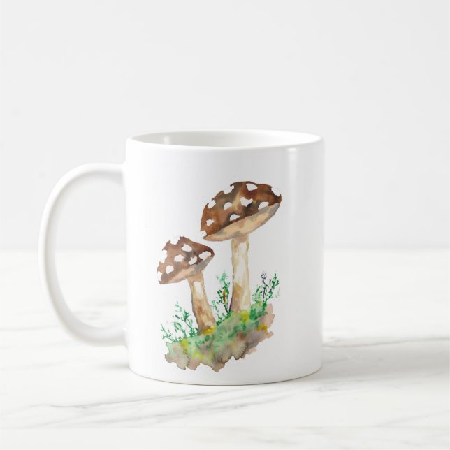Big Brown Mushrooms Kaffeetasse (Links)