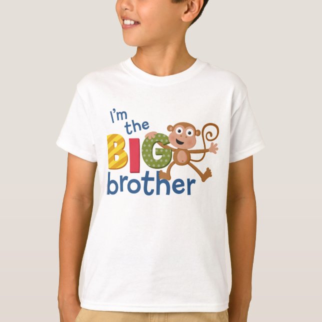 BIG Bruder Monkey T-Shirt (Vorderseite)