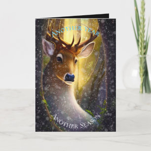 Big Buck Christmas Feiertagskarte