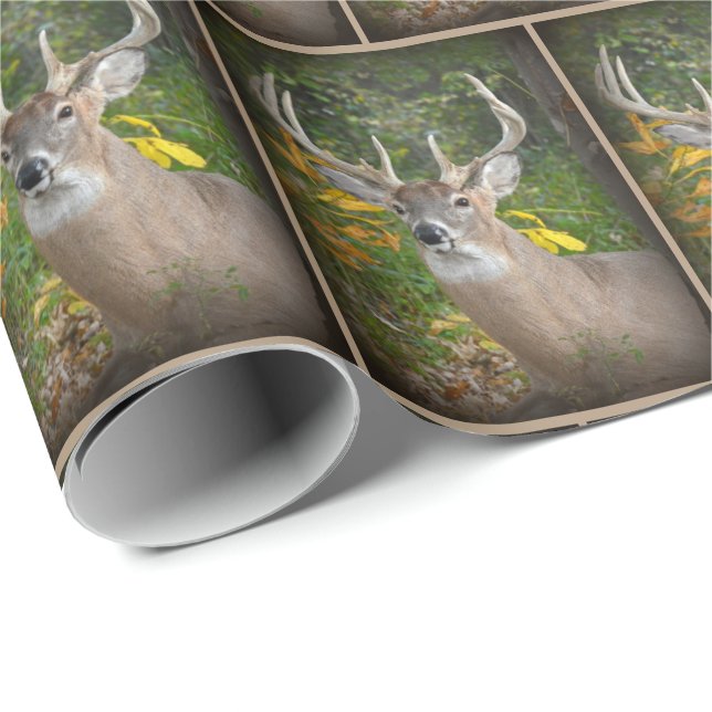 Big Buck Deer Geschenkpapier (Rolleneckpunkt)