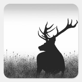 Big Buck Quadratischer Aufkleber