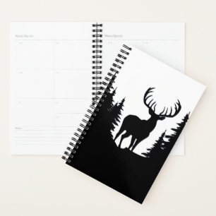 Big Buck unter Pine Tree Vector Planer