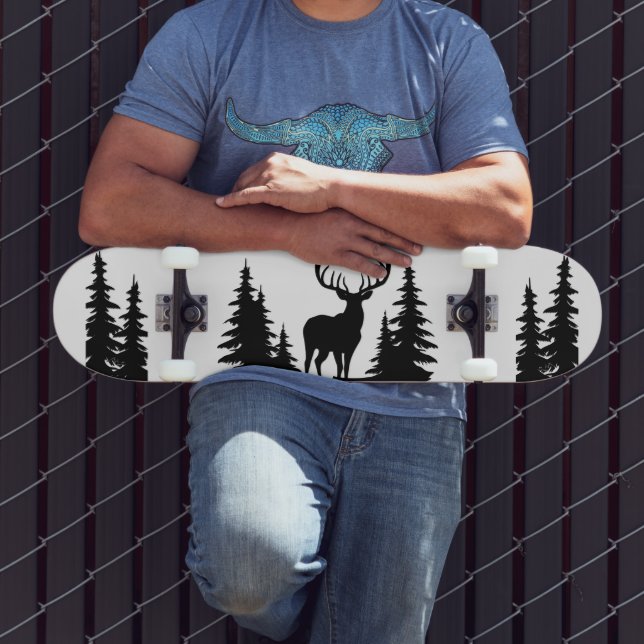 Big Buck unter Pine Tree Vector Skateboard (Außenbereich 3)