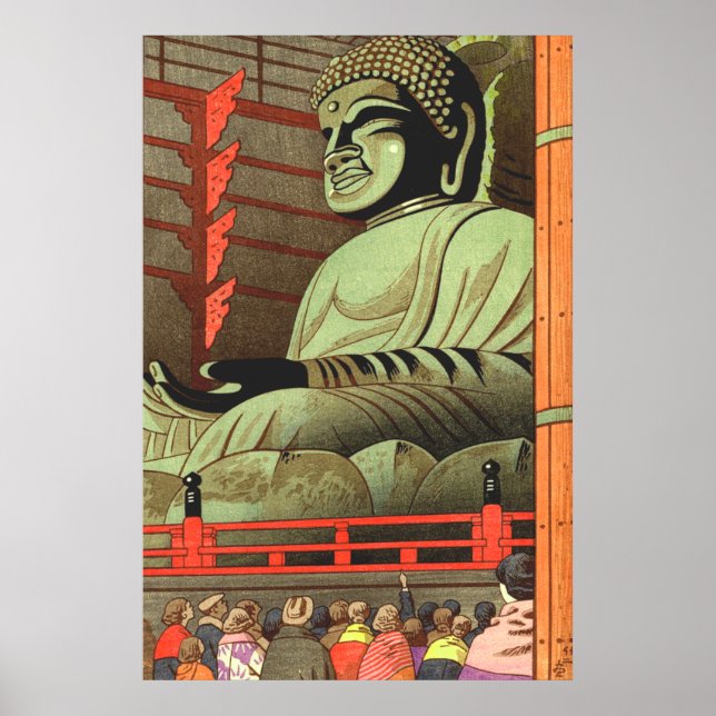 Big Buddha des Todaiji Temple Asano Takeji 1953 Poster (Vorne)