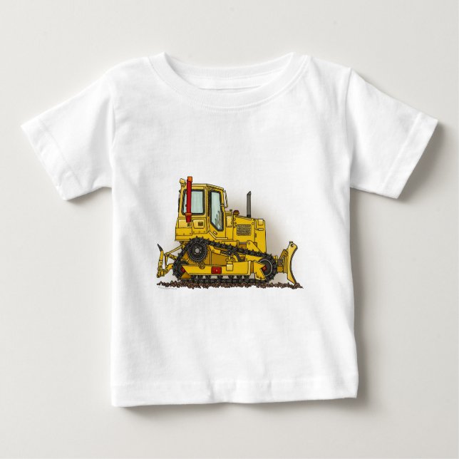 Big Bulldozer Dozer Säugling T - Shirt (Vorderseite)