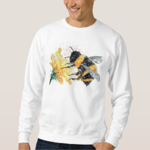 Big Bumble Biene sammelt Pollen Sweatshirt