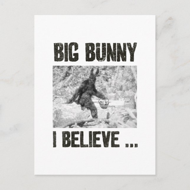Big Bunny Postkarte (Vorderseite)