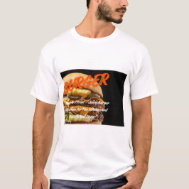 Big Burger Art – Juicy Cheeseburger Illustration  T-Shirt