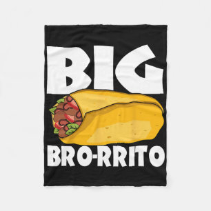 Big Burrito Mexican Food Cinco De Mayo Fleecedecke