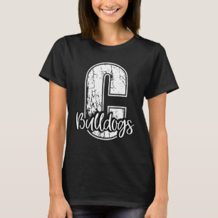 Big C Bulldogs Schul-Sport-Fan-Teamgeist-Masco T-Shirt