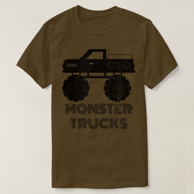 Big Car Liebhaber großer Monster Trucks Mud Crushi T-Shirt (Design vorne)