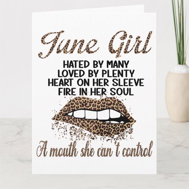 Big Card (8,5 Zoll x 11 Zoll) Karte (Vorderseite)