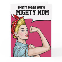 Big Card für Mighty Mama - Siehe Innen und hinten