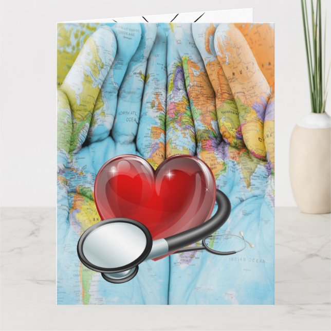 Big Card International Medical Healthcare Dankeskarte (Vorderseite)