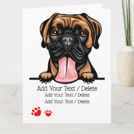 Big Card Puppy-Liebe Dankeskarte