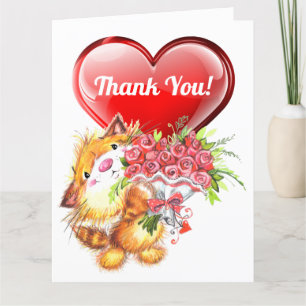 Big Card Vielen Dank Dankeskarte
