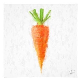 Big Carrot Fotodruck