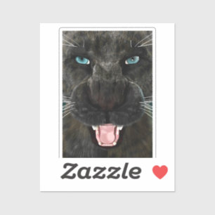 Big Cat Black Panther Aufkleber
