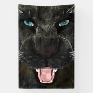 Big Cat Black Panther Banner