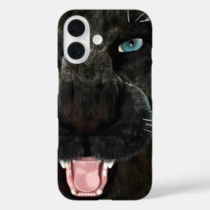 Big Cat Black Panther iPhone 16 Hülle
