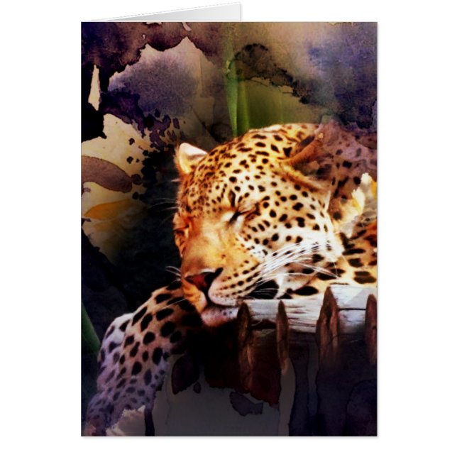 Big Cat Blank in Jeden Anlaß Card (Vorne)