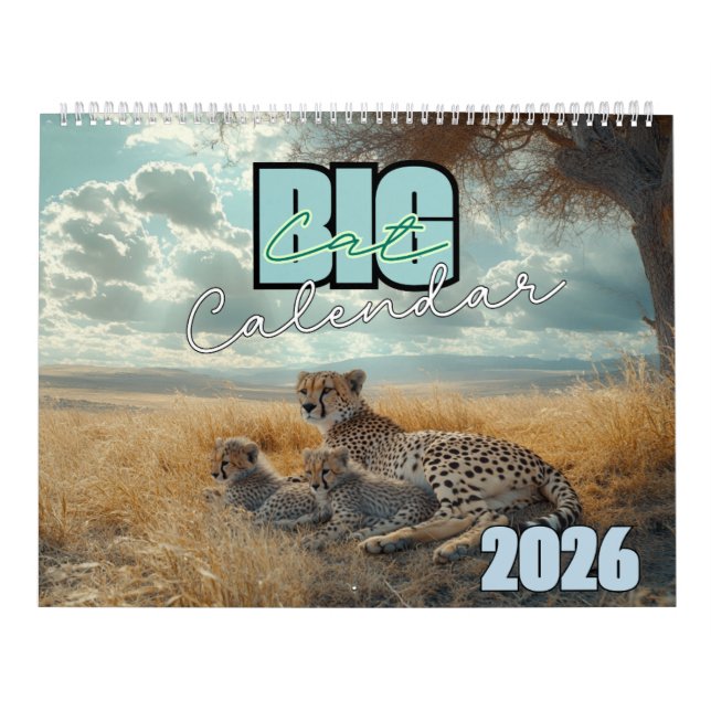 Big Cat Calendar 2025 Kalender (Titelbild)