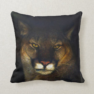 Big Cat Cougar Mountain Lion Art Design Kissen