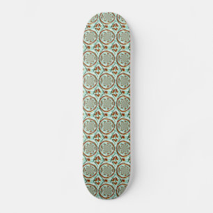 Big Cat Lions Abstrakt Wildlife Pattern Skateboard