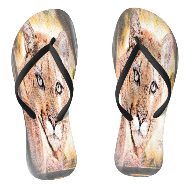 Big Cat Modelle: Cougars 01-02 Flip Flops (Fußbett)