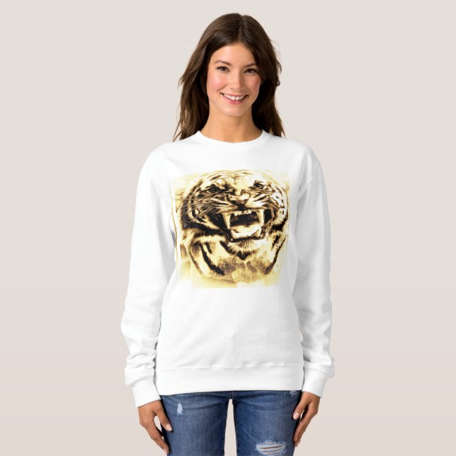 Big Cat Modelle: Mad Tigers 01-01 Sweatshirt (Vorne ganz)
