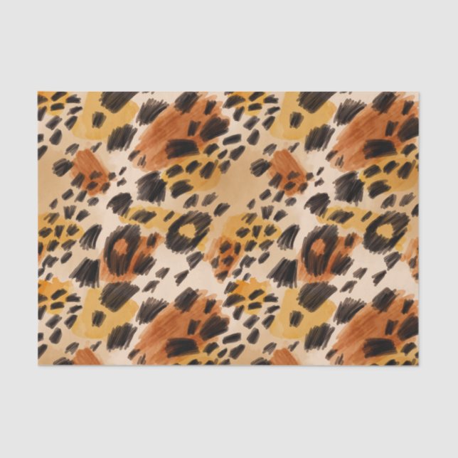 Big Cats Animal Print Seidenpapier (Vorderseite)