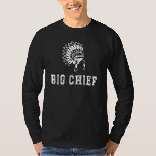 Big Chief Langarm Oberteil T-Shirt