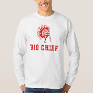 Big Chief Langarm Oberteil T-Shirt
