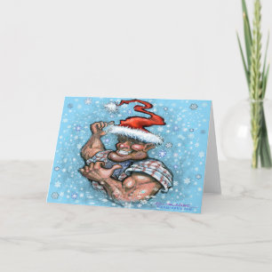 Big Christmas Elf Karte